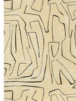 Graffito Linen Onyx Wallpaper WTG-263149 by Lee Jofa Modern Wallpaper for sale at Wallpapers To Go