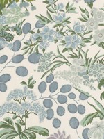 Meadow Lavender and Blue Fabric WTG-263727 by Thibaut Fabrics for sale at Wallpapers To Go