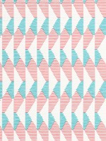 Harper Capri and Coral Fabric WTG-263941 by Thibaut Fabrics for sale at Wallpapers To Go