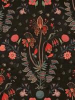 Gypsy Anthracite Red Blue Black Wallpaper WTG-265361 by Mind the Gap Wallpaper for sale at Wallpapers To Go