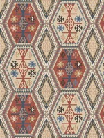 Buckland Red Blue Wallpaper WTG-267038 by Mulberry Home Wallpaper for sale at Wallpapers To Go