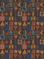 Potato Print Chocolate Wallpaper WTG-268739 by G P & J Baker Wallpaper for sale at Wallpapers To Go