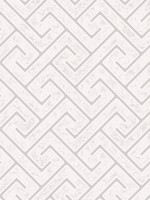Greek Key XL White Wallpaper WTG-272265 by Veer Decor Wallpaper for sale at Wallpapers To Go
