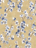 Blossom Reveries Yellow Wallpaper WTG-272277 by Veer Decor Wallpaper for sale at Wallpapers To Go
