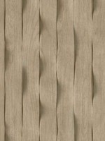 Wavy Wood Slat Ecru Taupe Wallpaper WTG-272562 by Veer Decor Wallpaper for sale at Wallpapers To Go