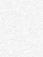 Big Wave White Wallpaper WTG-272640 by Veer Decor Wallpaper for sale at Wallpapers To Go