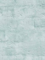Painted Loft Bricks Aqua Wallpaper WTG-272767 by Veer Decor Wallpaper for sale at Wallpapers To Go