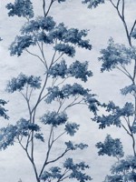 Dalton Blue and White Fabric WTG-274708 by Anna French Fabrics for sale at Wallpapers To Go
