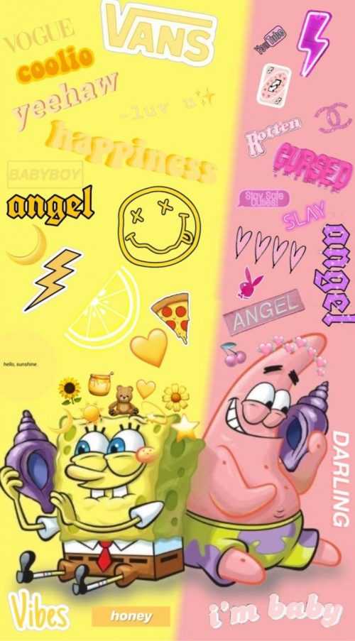 Spongebob And Patrick Best Friends Desktop Wallpaper - IXpaper